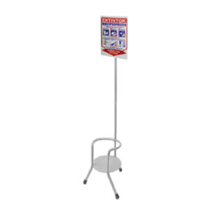 Soporte piso para extintor de 10 y 20 lbs